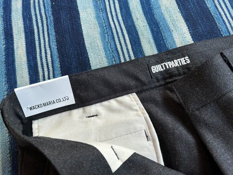 Wacko Maria Wacko maria SizeM Wool Pleated Casual Pants Guilty Parties Size US 30 / EU 46 - 5 Thumbnail