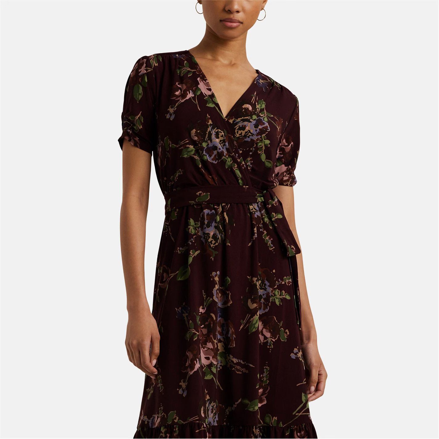 Lauren Ralph Lauren o1g2r1mq0825 Lalaine Dress in Multicolor Size S / US 4 / IT 40 - 2 Thumbnail