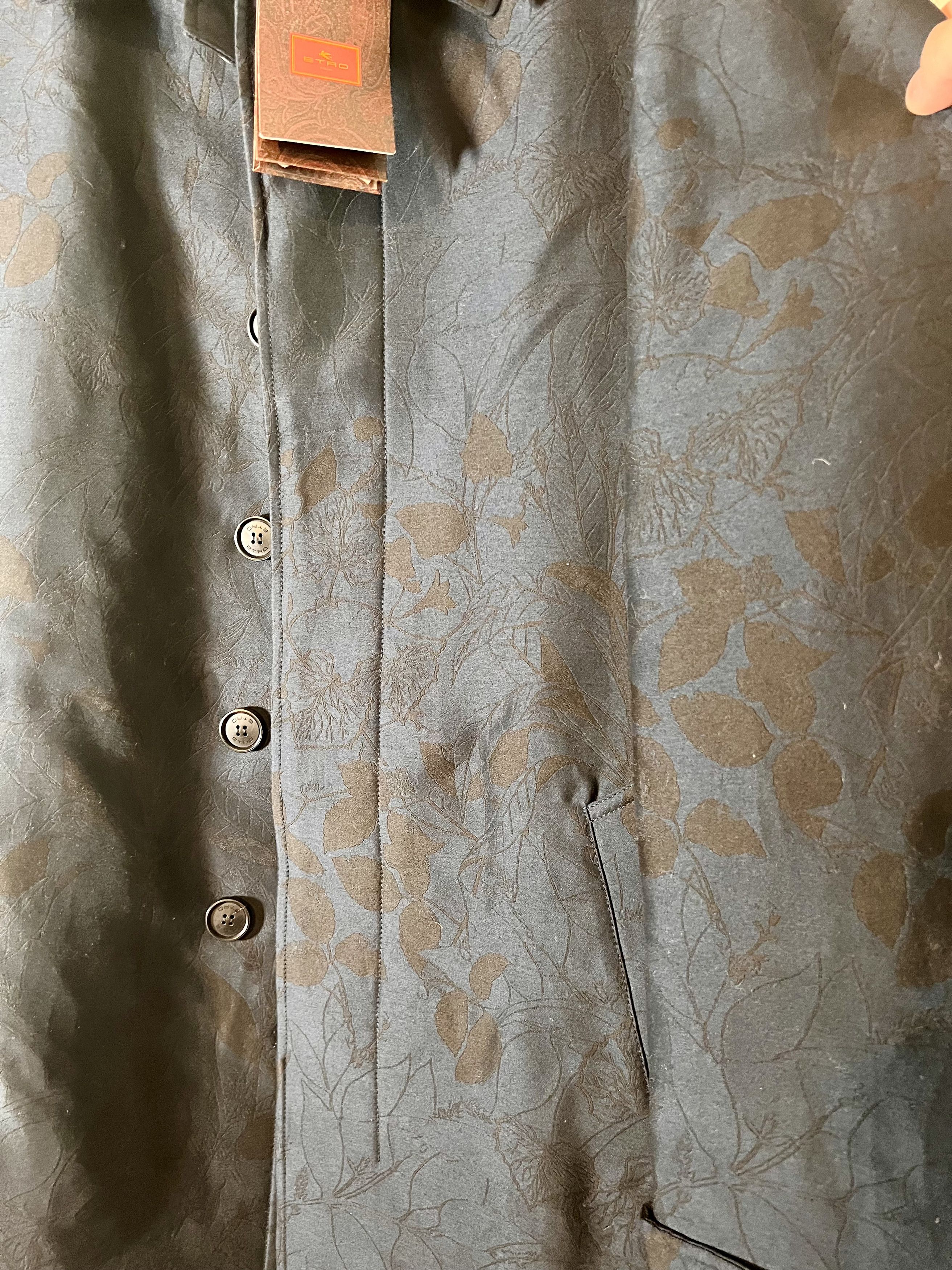 Etro Etro Thick Raincoat/Parka Size 50 Made in Italy Size US M / EU 48-50 / 2 - 3 Thumbnail