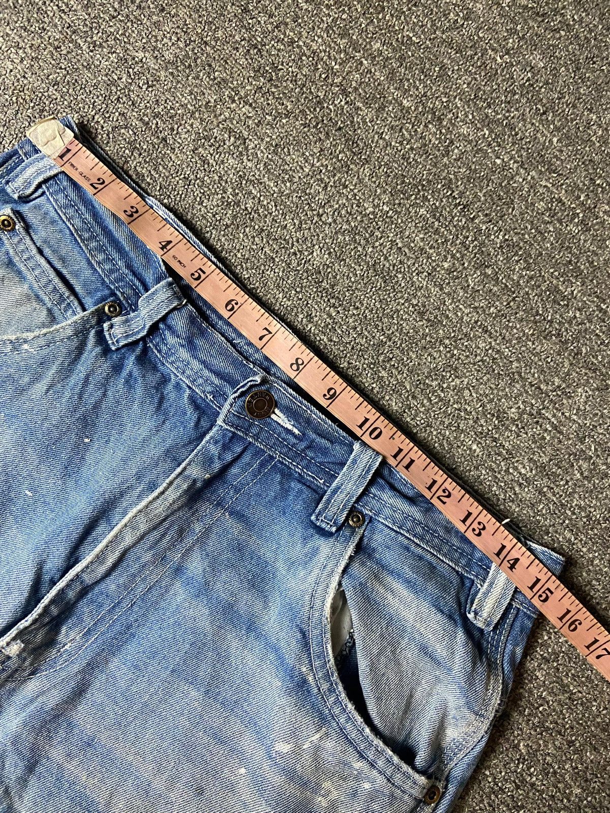 Japanese Brand Japanese Brand Distressed Carpenter Denim (144) Size US 30 / EU 46 - 10 Thumbnail