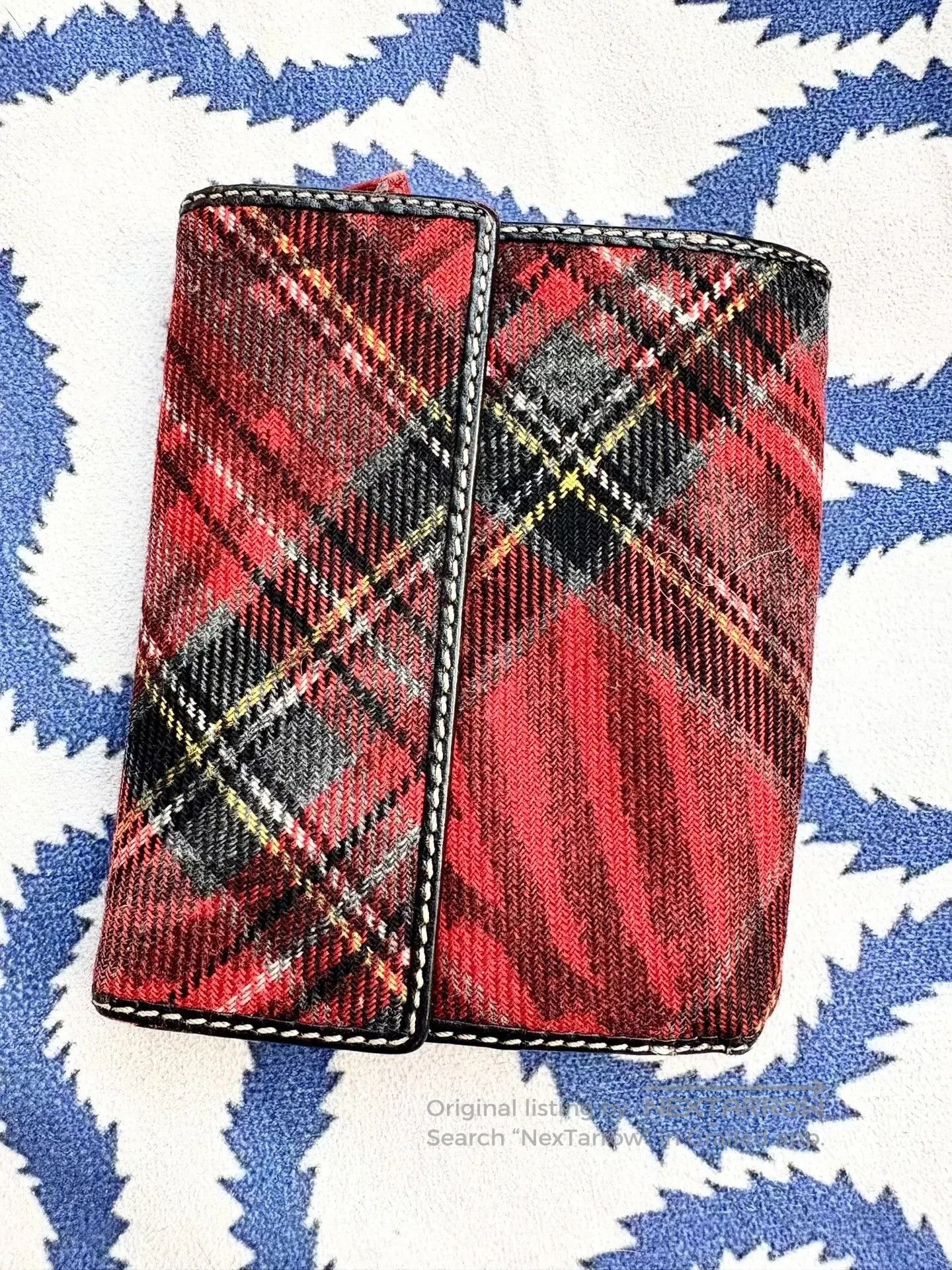Vivienne Westwood Vivienne Westwood Vintage Red Plaid Graffiti Tri. Size ONE SIZE - 2 Thumbnail