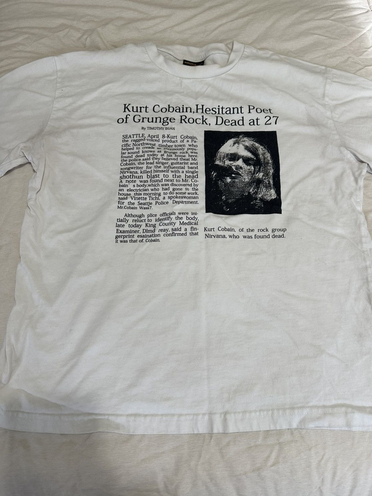 Vintage kurt cobain vintage shirt Size US M / EU 48-50 / 2 - 1 Thumbnail