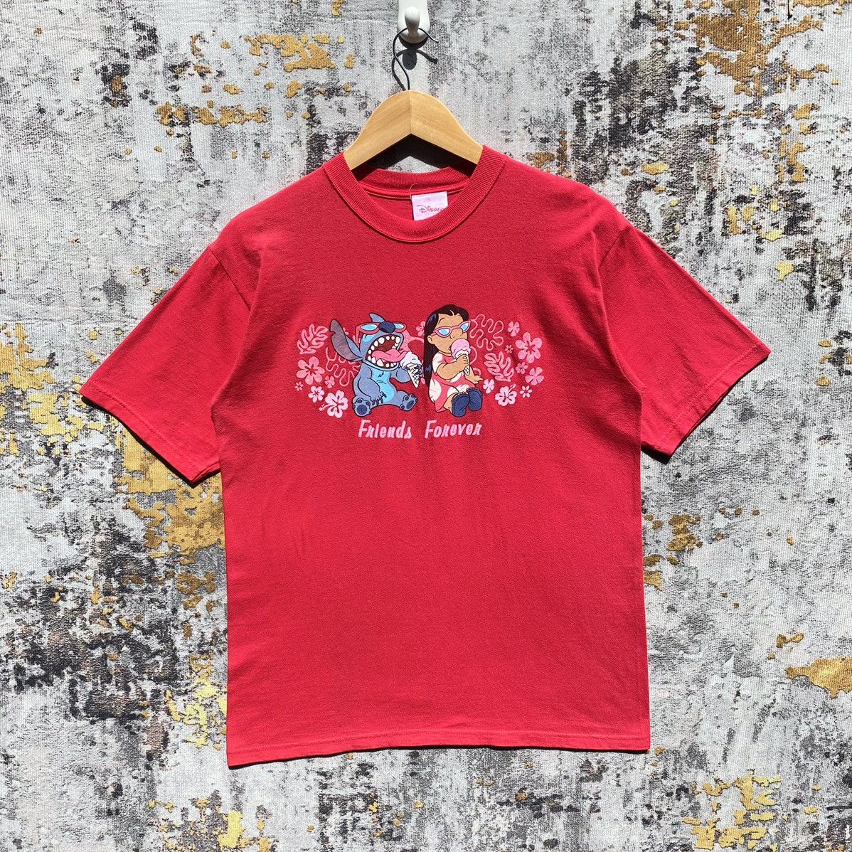 Disney 2000s Vintage lilo & Stich Disney Friends Forever Shirt Size US M / EU 48-50 / 2 - 1 Thumbnail