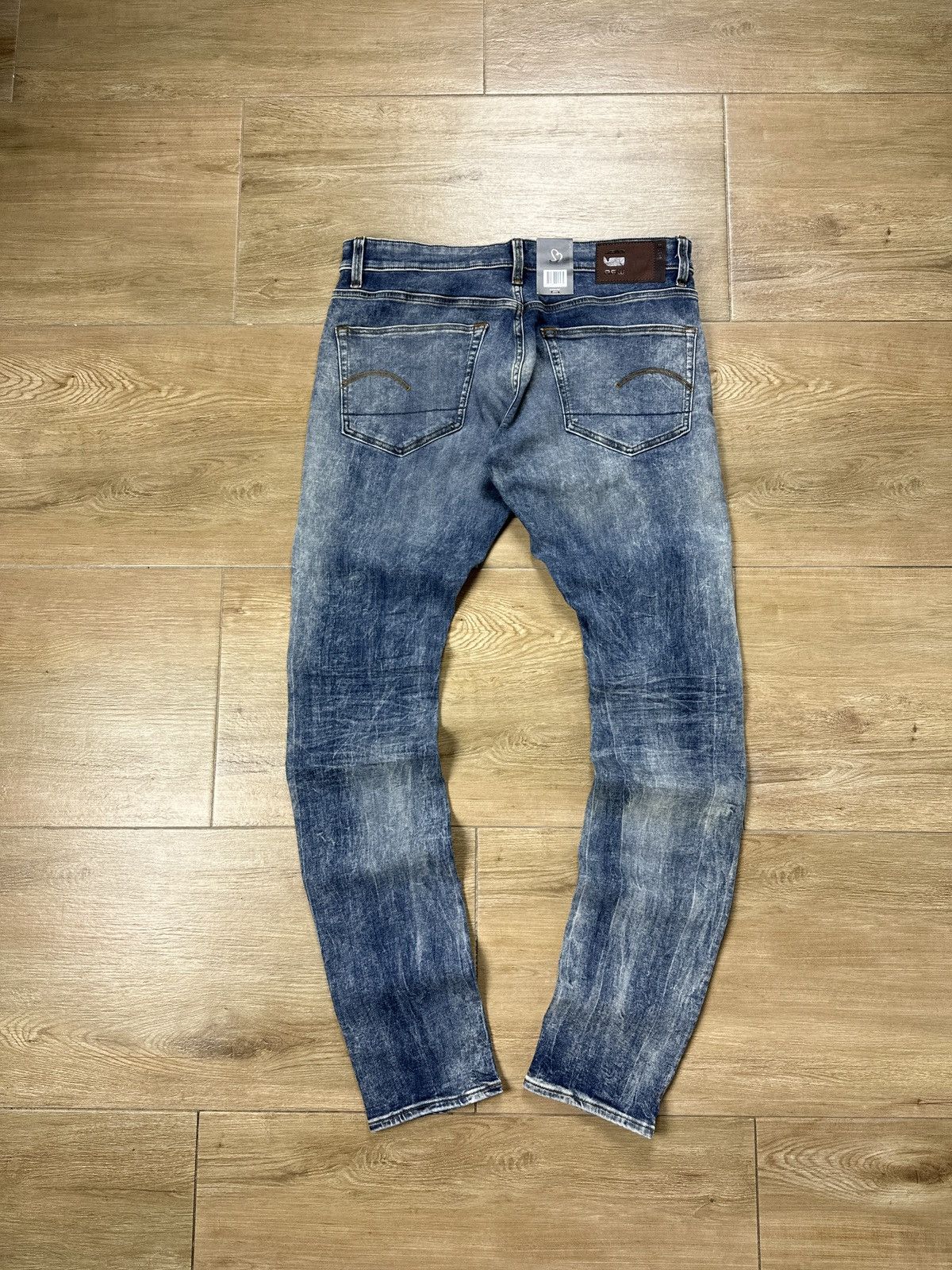 G-Star NEW🏷️ G-Star Raw Deconstructed Super Slim Denim Jeans Size US 34 / EU 50 - 8 Thumbnail