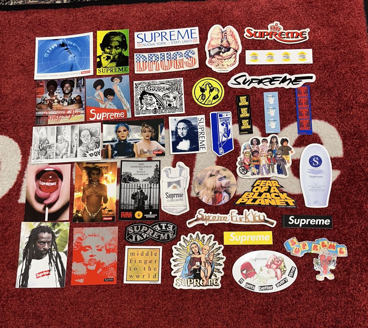 Supreme outlets Stickers Bundle LOT