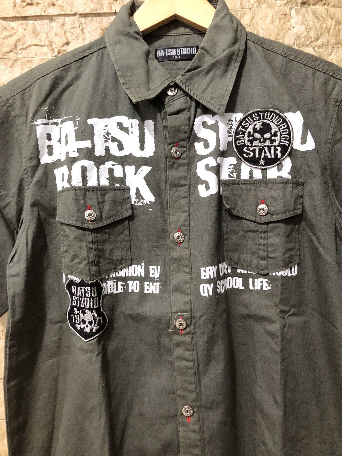 If Six Was Nine × Japanese Brand BA-TSU STUDIO poem Shirt Size US M / EU 48-50 / 2 - 2 Thumbnail
