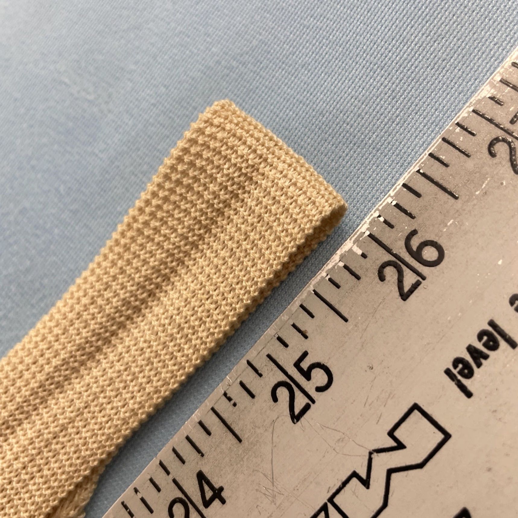 Vintage Vtg 1960 Square Tip Skinny Necktie Cream Brown 100% Cotton Knit Tie 2x52 Read Tie, Vintage, 1960s, Brown, Cream, Knit, Skinny, Men, One Size Size ONE SIZE - 7 Thumbnail
