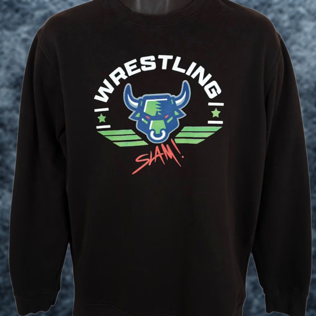 Vintage Wrestling Slam Sweatshirt Mens Size Medium Black Crewneck Size US M / EU 48-50 / 2 - 1 Thumbnail