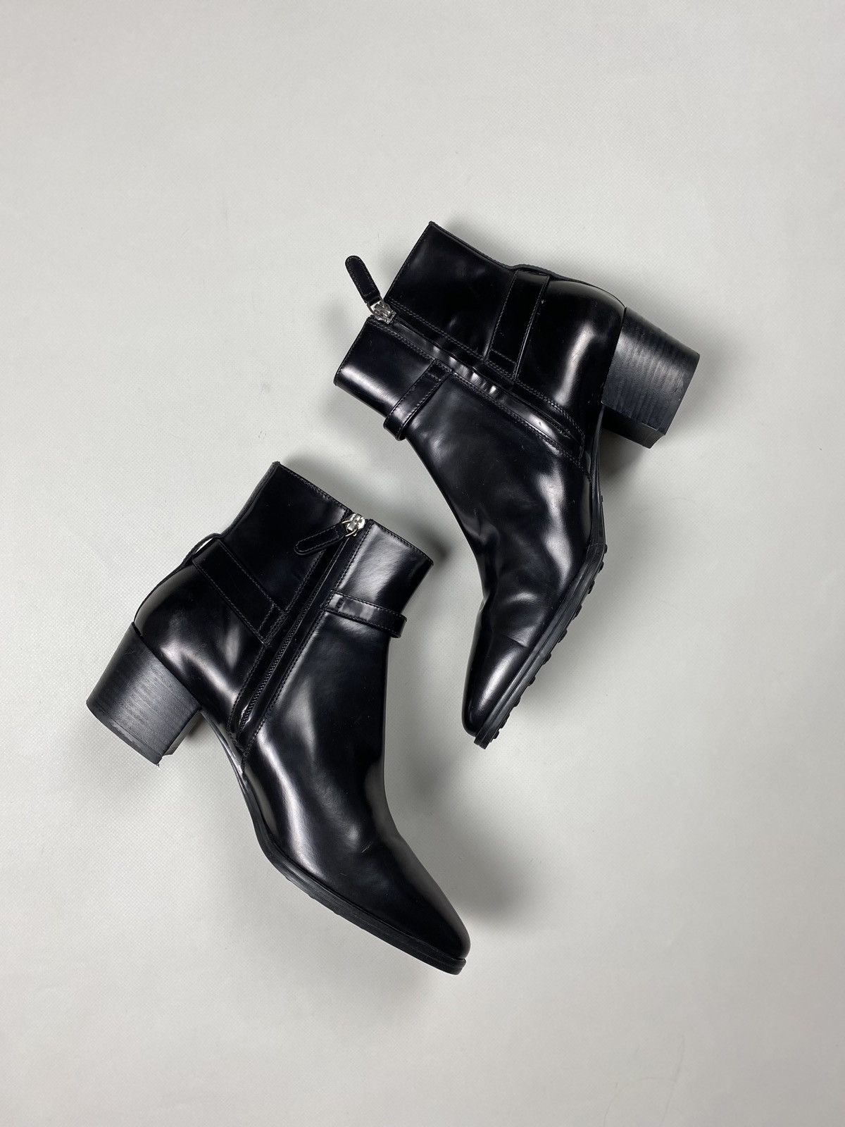 Tod's Tods ladies leather heeled boots shoes size 39 Size US 9 / IT 39 - 22 Thumbnail