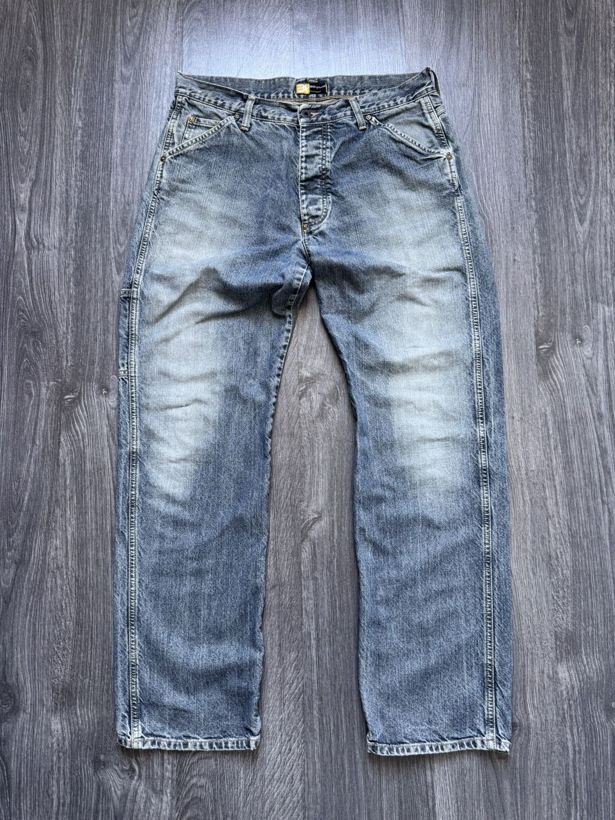 Big Star × Vintage Y2K Vintage Big Star Workwear Denim Rap Pants Size US 34 / EU 50 - 1 Thumbnail
