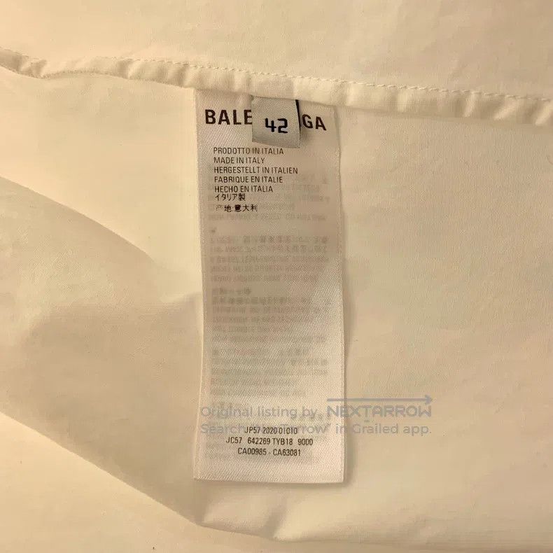 Balenciaga Balenciaga Letter Print Lapel Single-Breasted Long Sleeve Size US XS / EU 42 / 0 - 5 Thumbnail