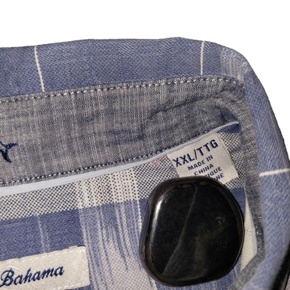 Tommy Bahama CT386 Tommy Bahama Blue & White Shirt XXL Size US XXL / EU 58 / 5 - 3 Thumbnail