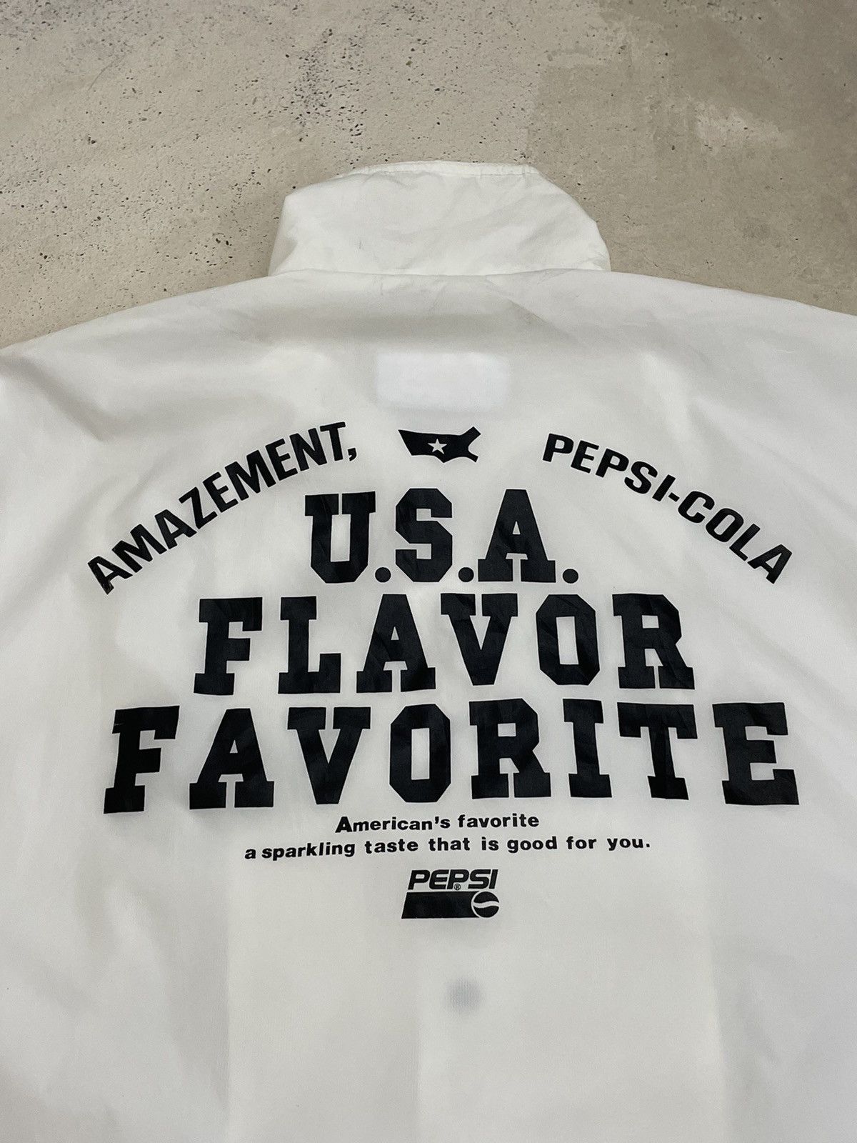 Coca Cola Vintage Light Jacket Snap Button Pepsi USA Favourite Flavour Size US M / EU 48-50 / 2 - 10 Thumbnail