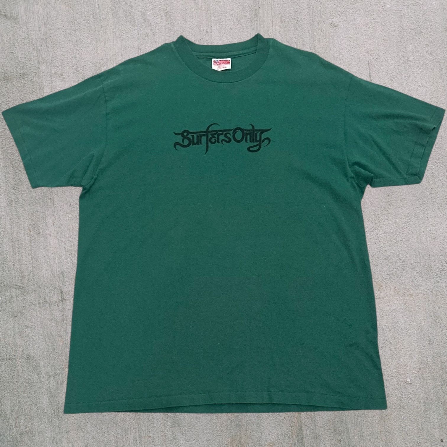 Hanes Surfers only green single stitch shirt Hawaii Size US XL / EU 56 / 4 - 1 Thumbnail