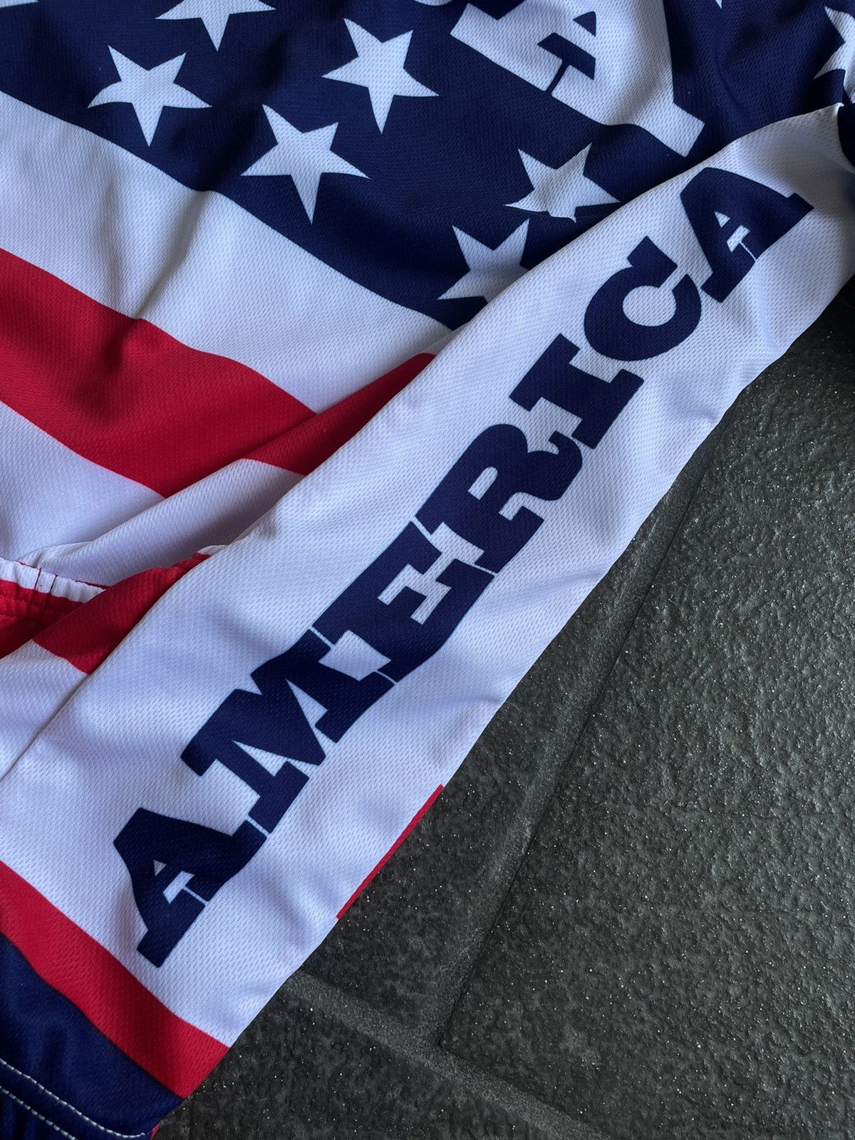USA Olympics Team USA 1979 Biking Jersey Size US M / EU 48-50 / 2 - 4 Thumbnail