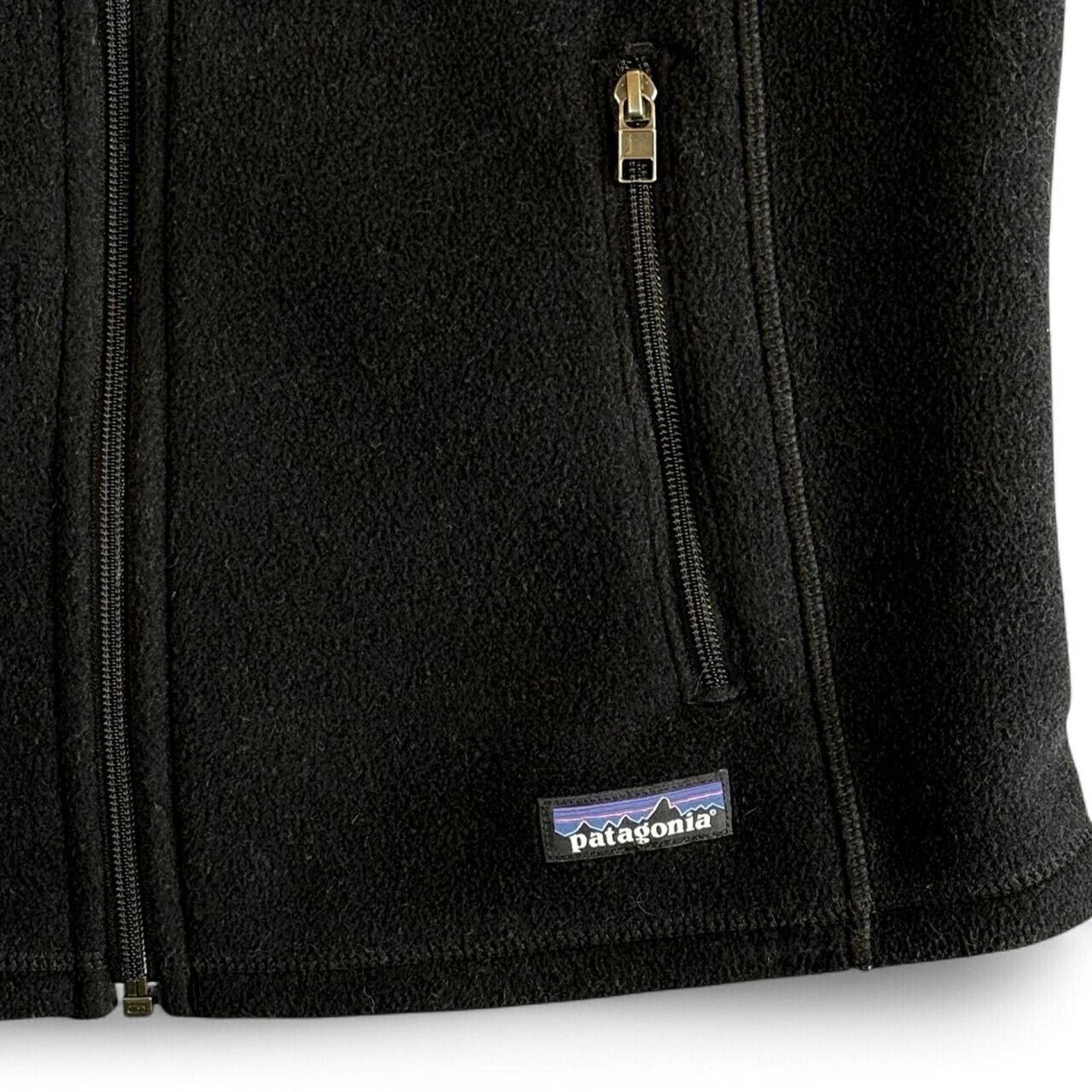 Patagonia Patagonia Vest sz L Black Synchilla Full Zip Fleece gorpcore Size L / US 10 / IT 46 - 4 Thumbnail