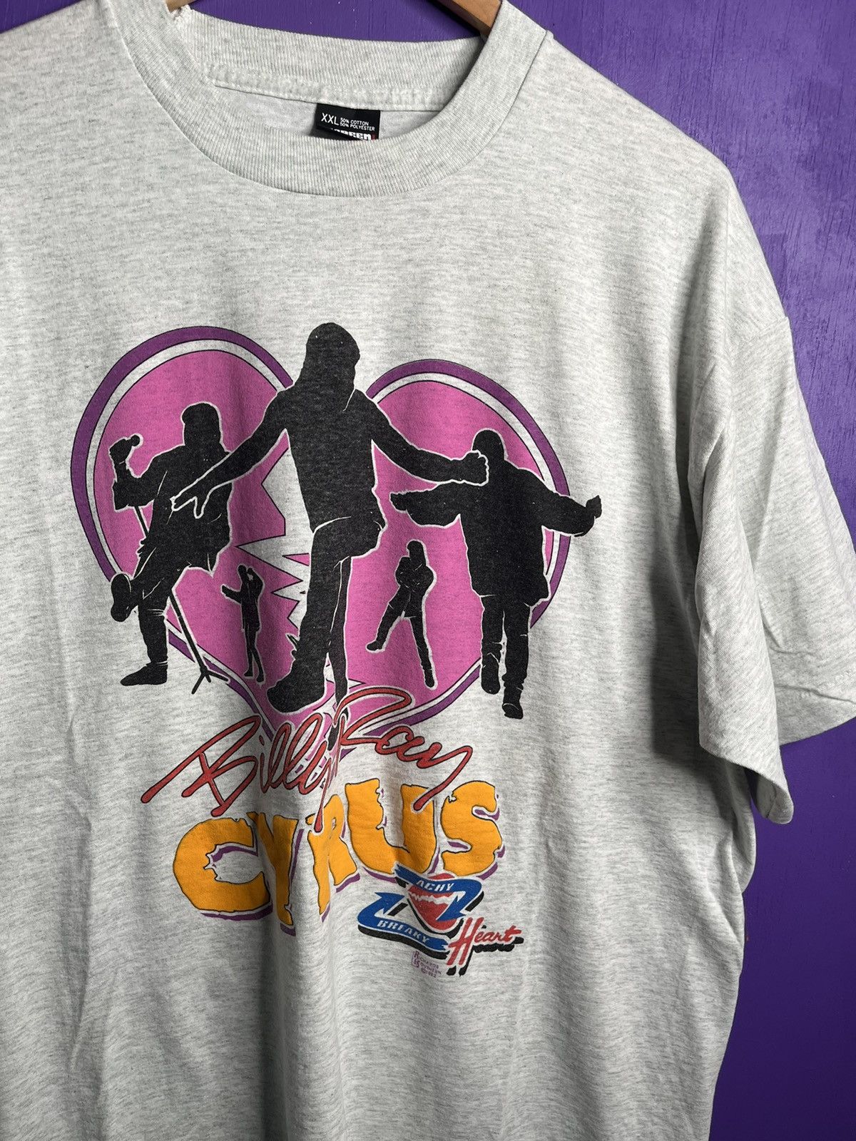 Band Tees × Vintage Vintage 1992 Billy Ray Cyrus breaky heart tour t-shirt Size US XL / EU 56 / 4 - 3 Thumbnail