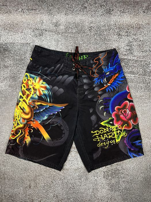 Christian audigier best sale board shorts