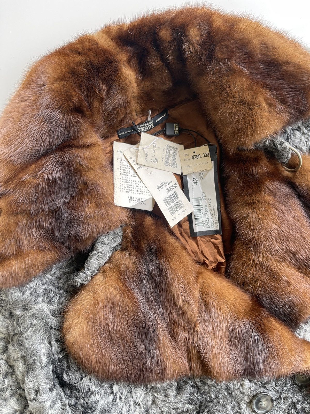 Gianfranco Ferre Luxury Curly Fur 100% Pelle Leather Size M / US 6-8 / IT 42-44 - 14 Thumbnail
