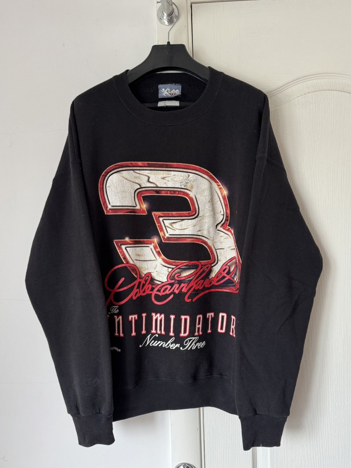 NASCAR Vintage 90s NASCAR x Lee Dale Earnhardt Printed Sweatshirt Size US L / EU 52-54 / 3 - 1 Thumbnail