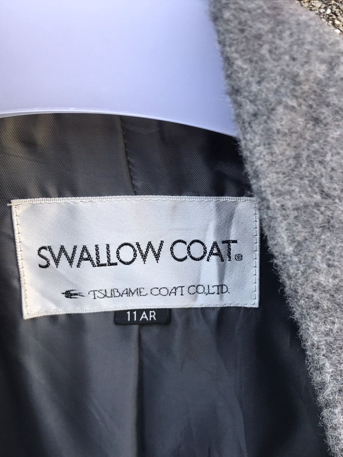 Designer × Japanese Brand × Vintage ⚡️Vintage Swallow Coat Wool Long Coat Size M / US 6-8 / IT 42-44 - 9 Thumbnail