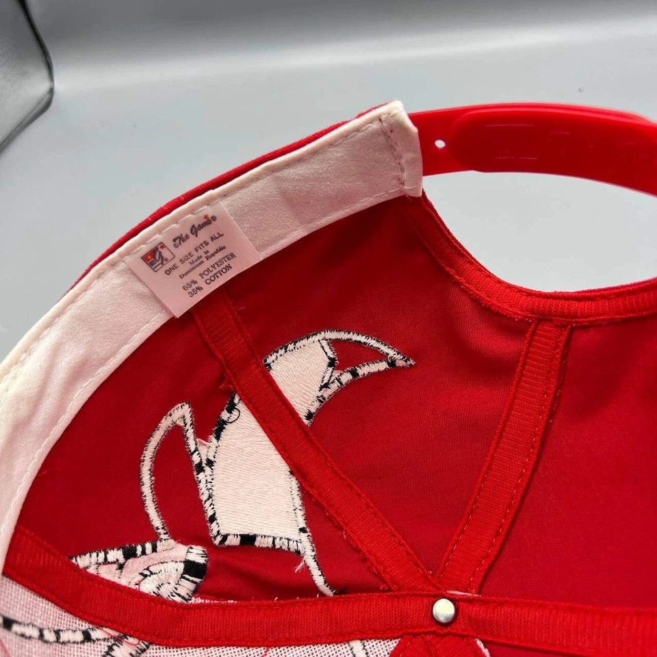 The Game × Vintage Chicago Bulls Hat Men Red The Game NBA Snap Back Cap New Size ONE SIZE - 5 Thumbnail