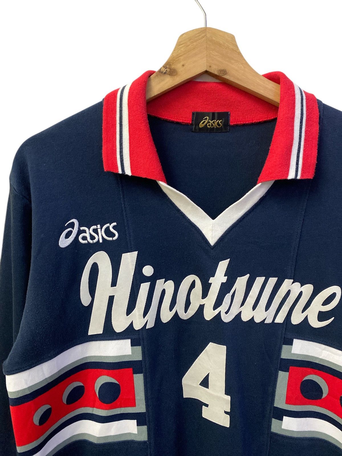 Asics × Vintage Vintage Asics Long Sleeve Jersey Size US L / EU 52-54 / 3 - 4 Thumbnail