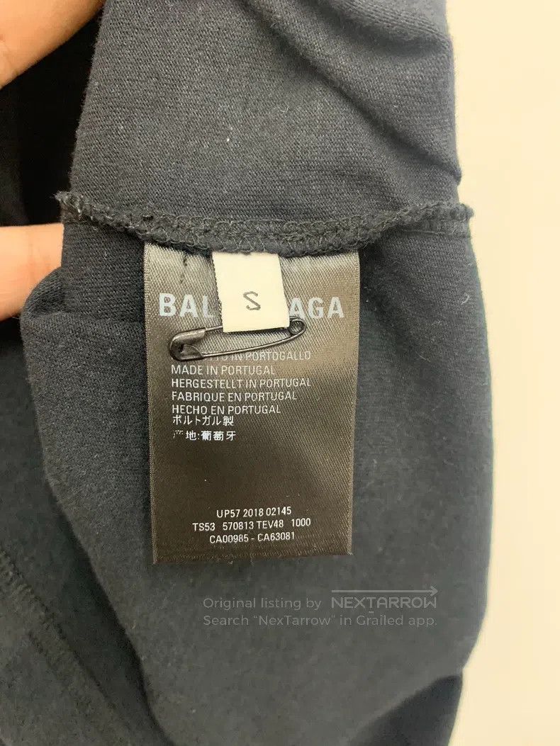 Balenciaga Balenciaga Buckle Short Sleeve T-Shirt, S Size, Classic Bl Size US S / EU 44-46 / 1 - 5 Thumbnail