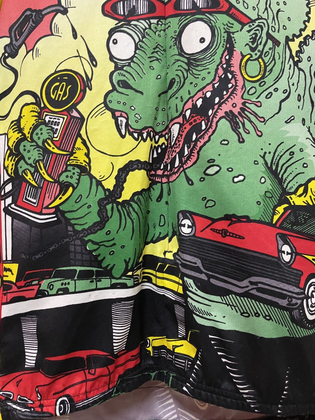 PEARL iZUMi Vintage Pearl Izumi Cycling Jersey Pop-Art Godzilla Slim-fit Size US M / EU 48-50 / 2 - 9 Thumbnail