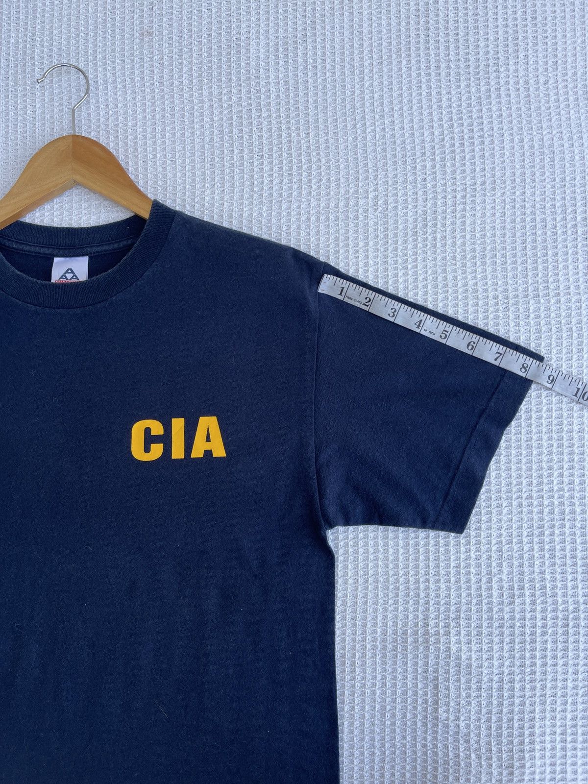 Vintage Last Drop🔥Rare🔥Vintage Y2K CIA T Shirt Size US M / EU 48-50 / 2 - 10 Thumbnail