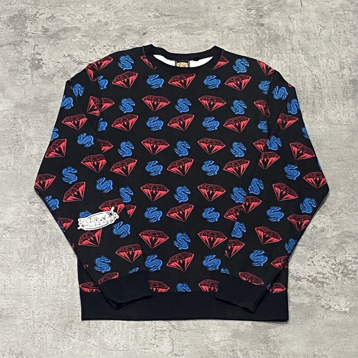 Billionaire Boys Club BBC Vault Diamond and Dollar Crewneck Size US M / EU 48-50 / 2 - 1 Thumbnail