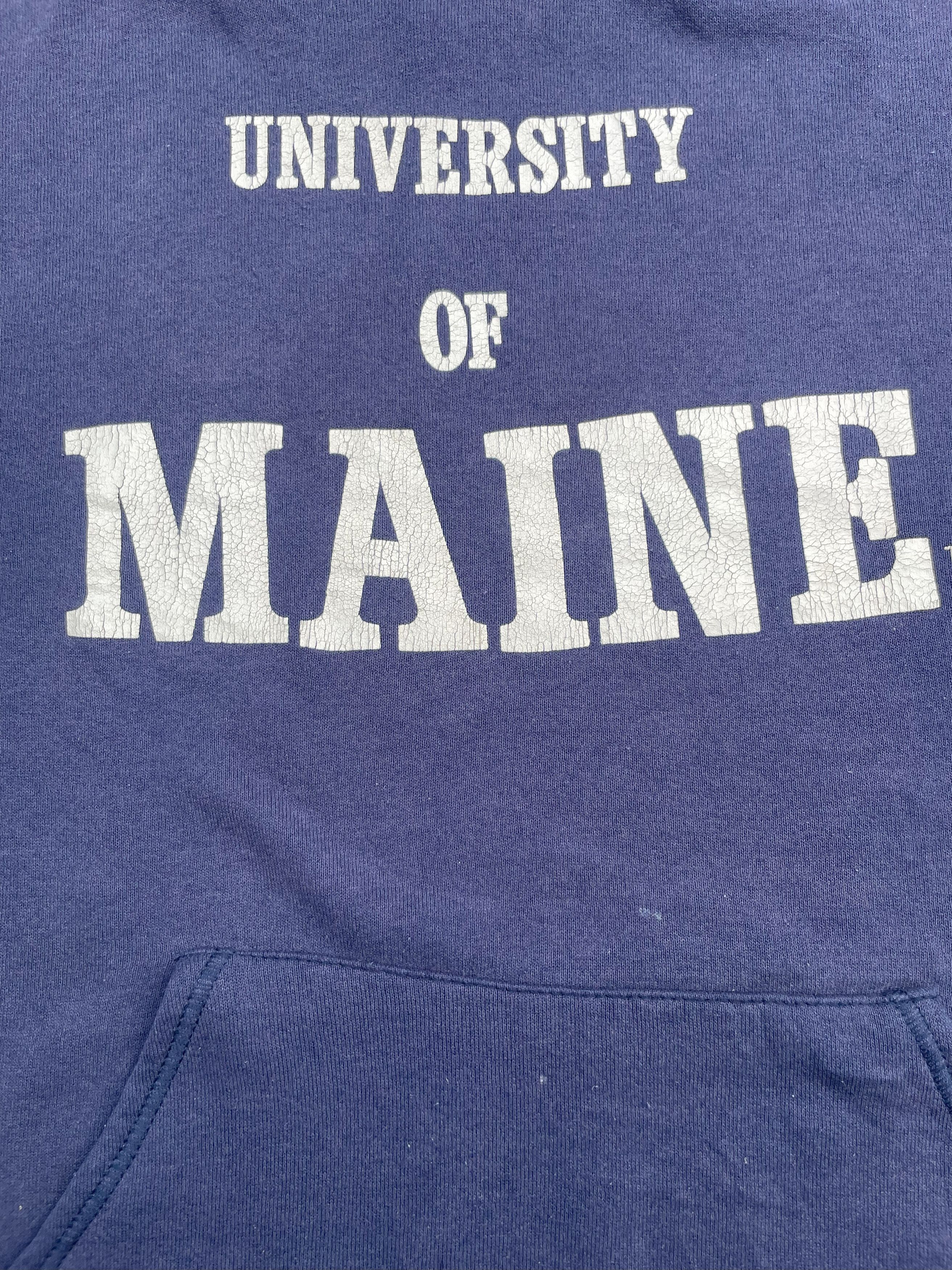 Jerzees Vintage University of Maine Faded Hoodie Size US S / EU 44-46 / 1 - 3 Thumbnail