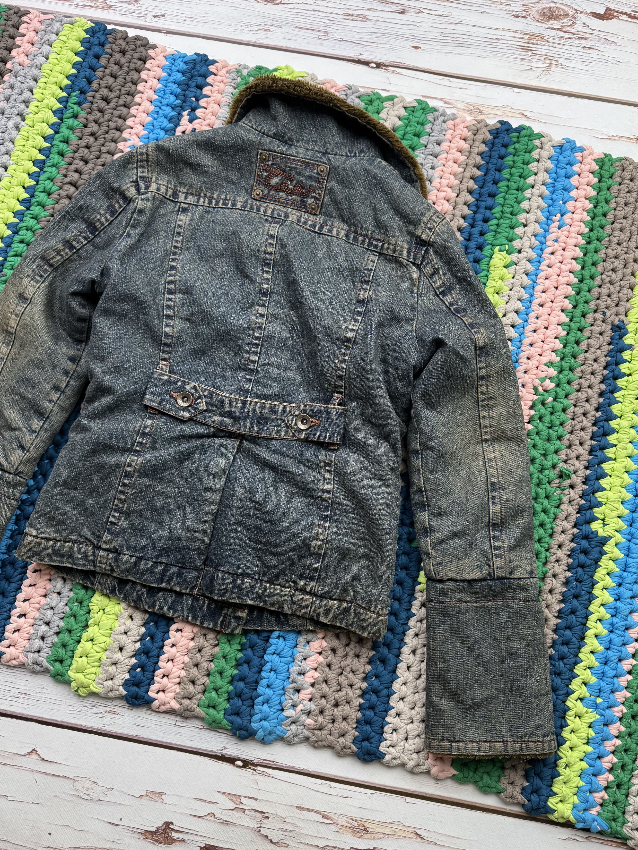 Japanese Brand Vintage Cropped Jacket With Faux Sheepskin (ET1)(D15) Size S / US 4 / IT 40 - 10 Thumbnail