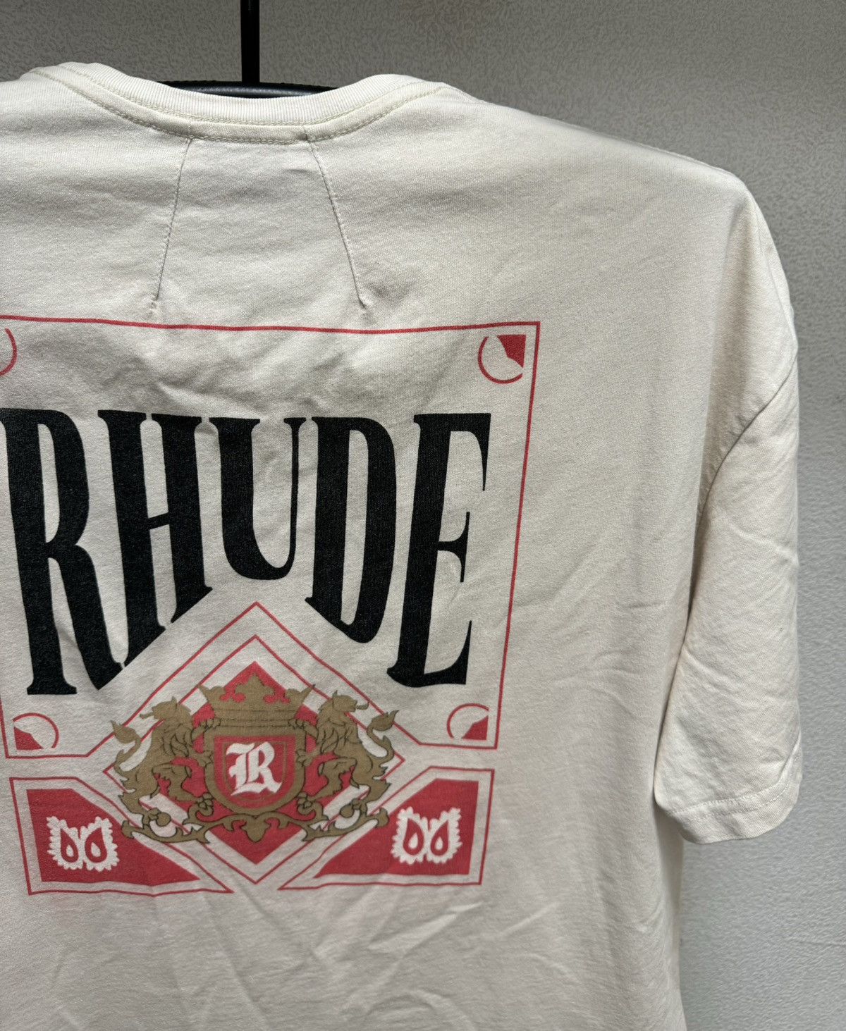 Rhude Rhude big logo t-shirt Xl sz made in usa MADEINUSA Size US XL / EU 56 / 4 - 14 Thumbnail
