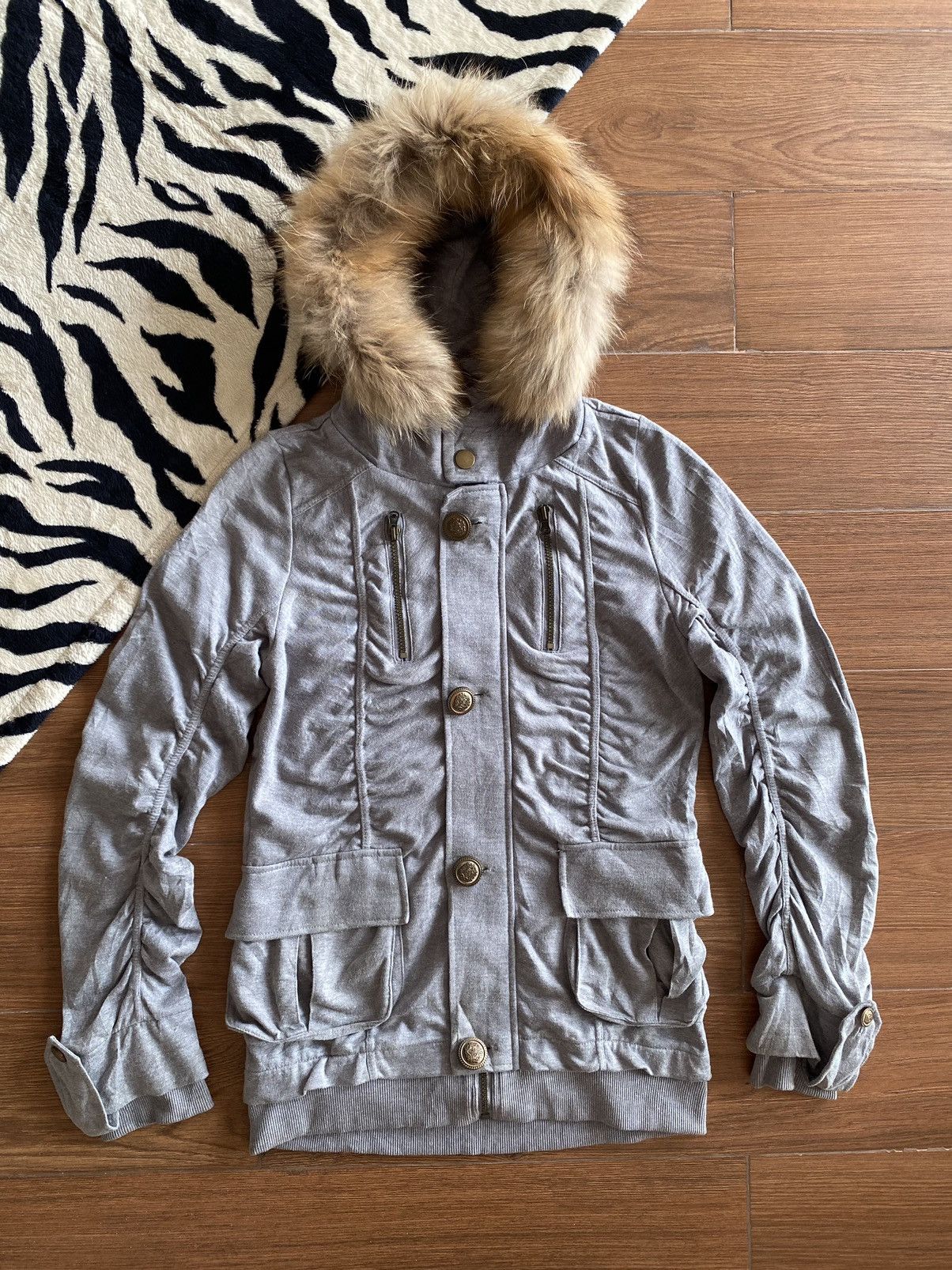 Beauty Beast × If Six Was Nine × Le Grande Bleu (L.G.B.) Pendora Fur Zip Hoodie Seditionaries Size US L / EU 52-54 / 3 - 1 Thumbnail