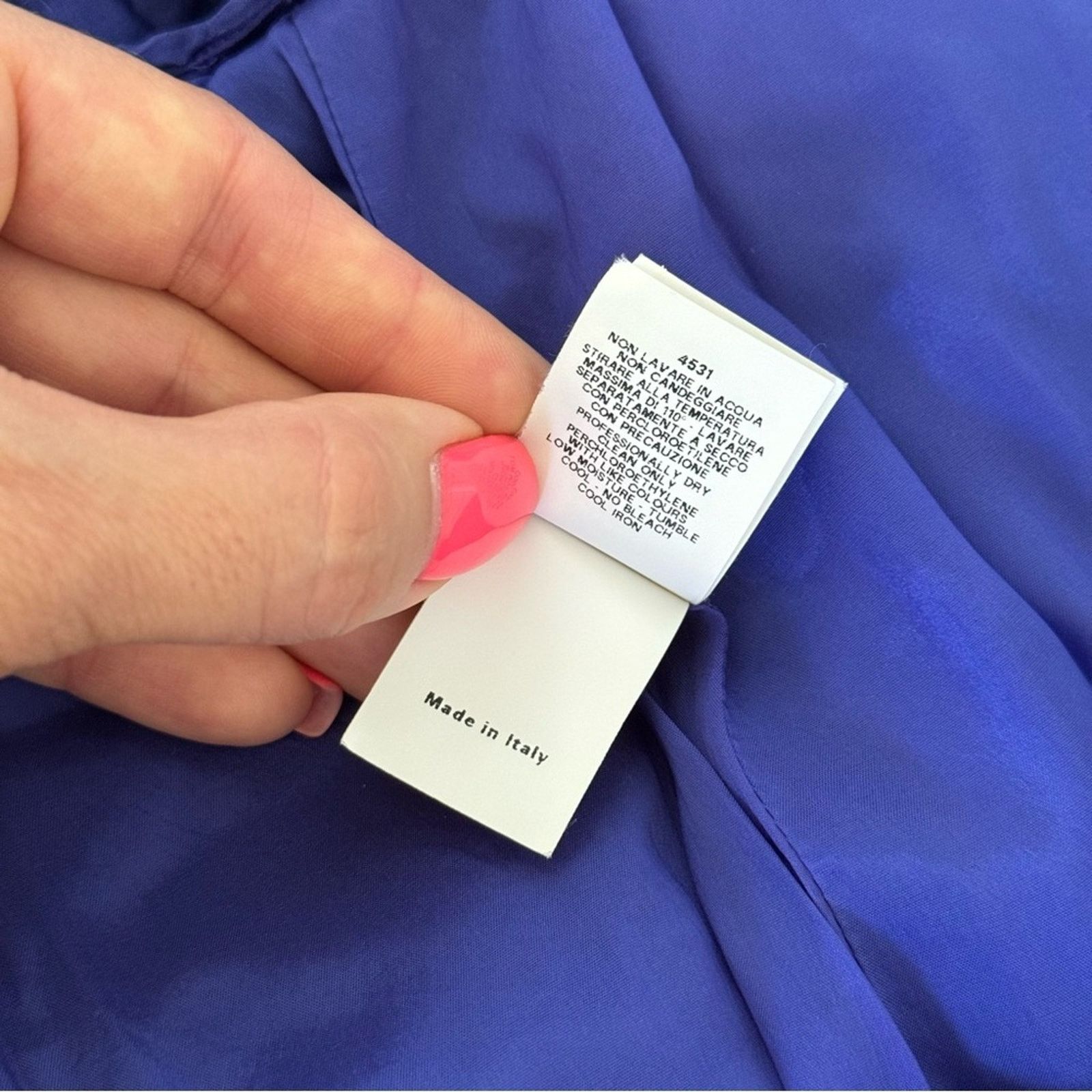Moschino Moschino Dress, Size 6, Purple, Authentic Size M / US 6-8 / IT 42-44 - 9 Thumbnail