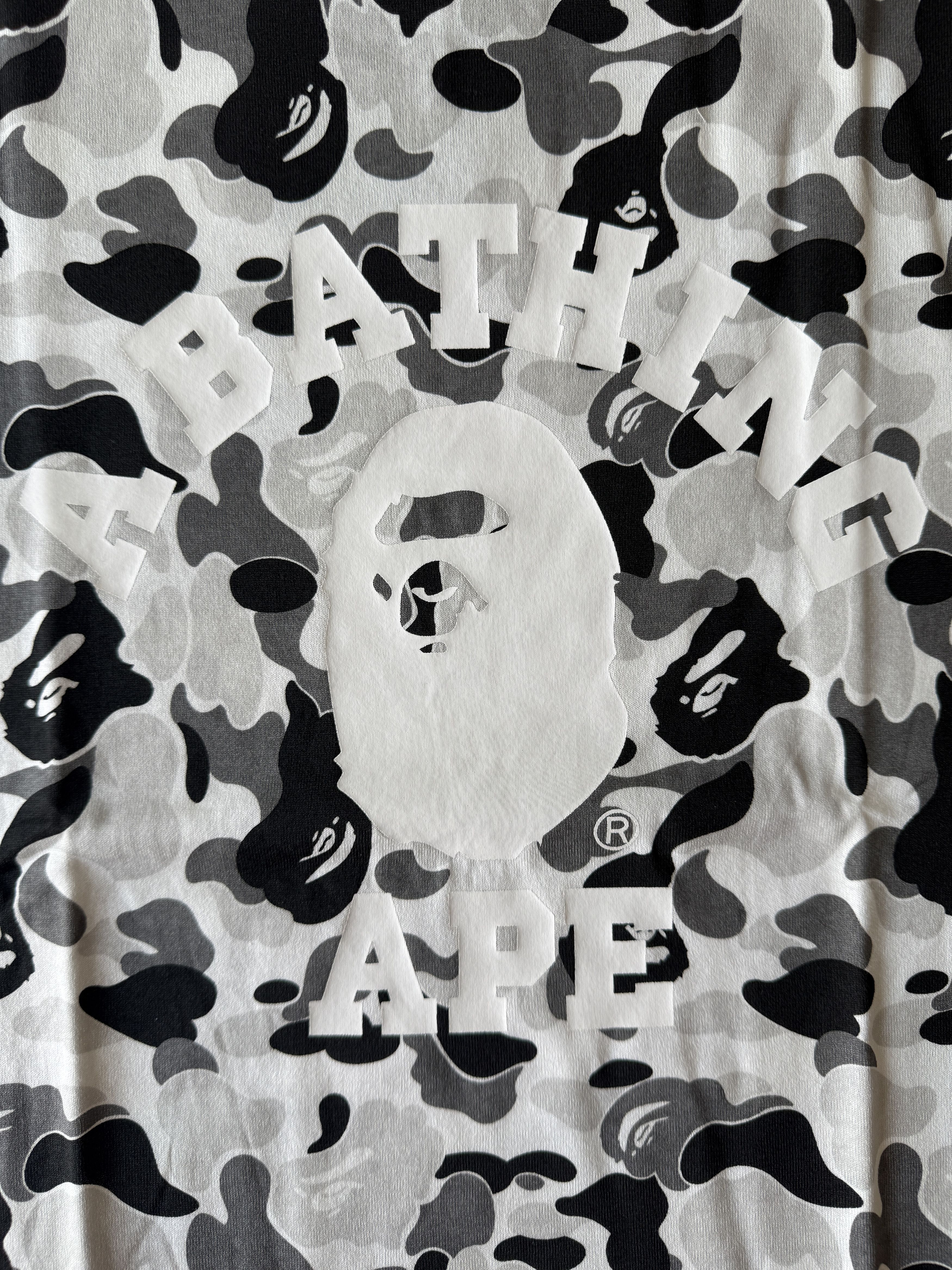 Bape ABC CAMO COLLEGE TEE Size US L / EU 52-54 / 3 - 3 Thumbnail