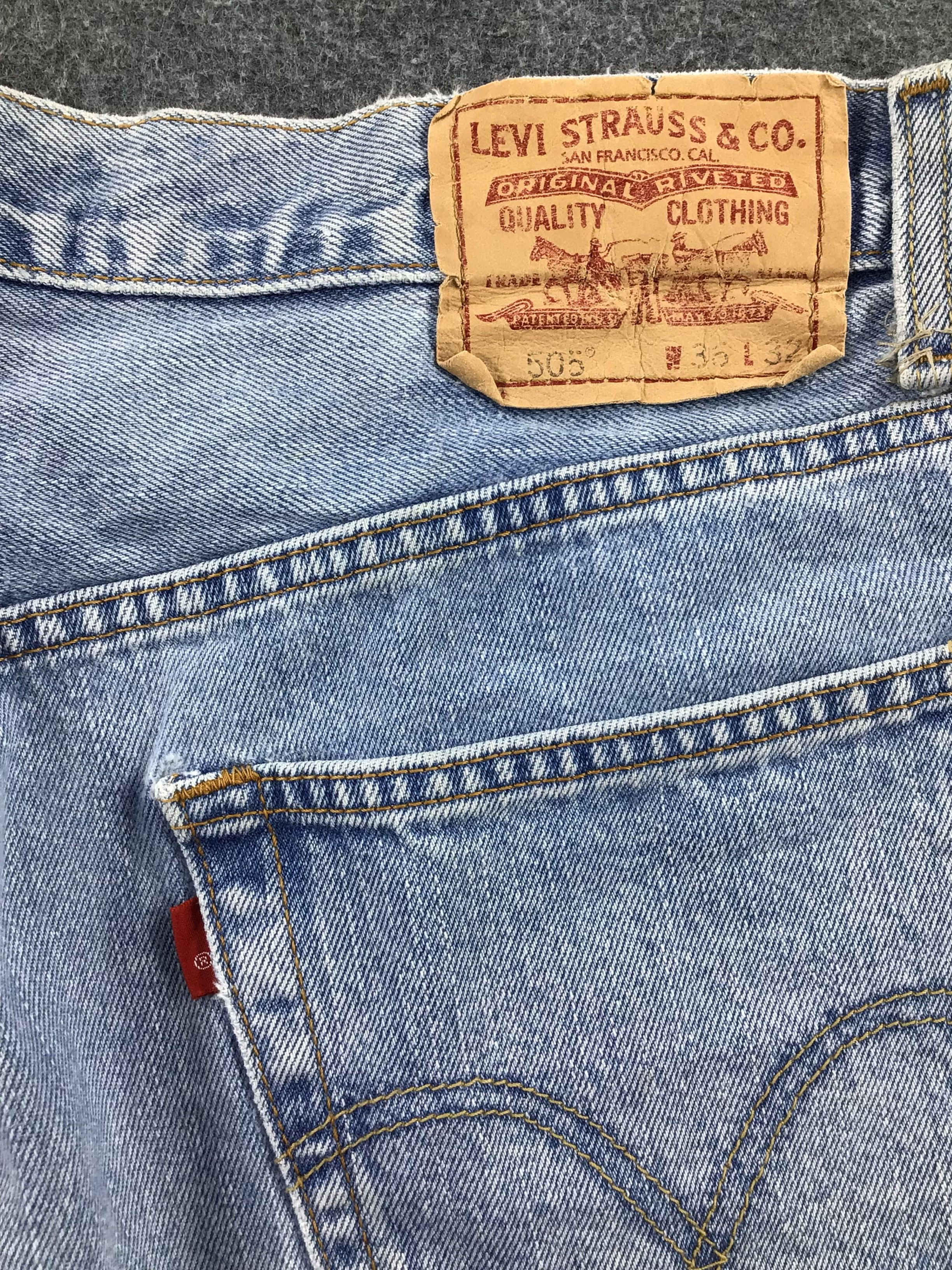 Levi's Vintage Levis 505 Jeans-J883 Size US 35 - 5 Thumbnail