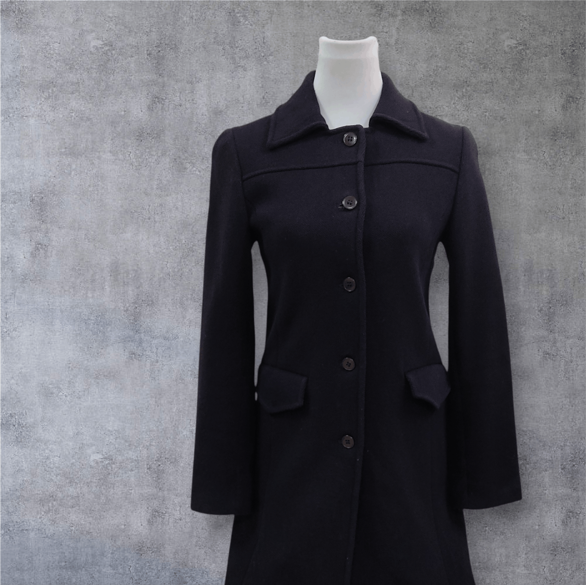 Miu Miu Miu Miu Wool Blend Flap Pockets Trench Coat Jacket Size S / US 4 / IT 40 - 1 Thumbnail