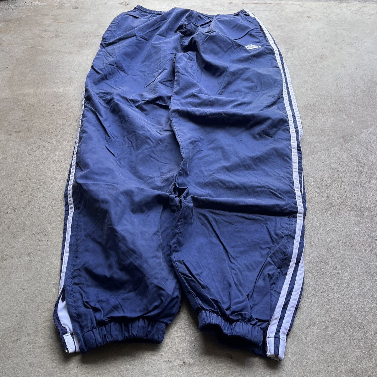 Vintage Y2K Adidas Blue Baggy Track Pants