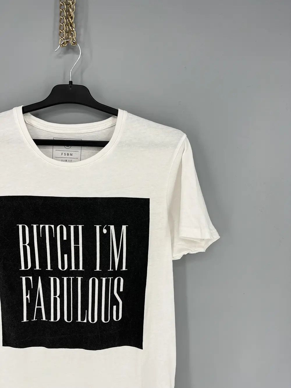Vintage Vintage Inscription Adult “ Bitch im Fabulous ” Humor Tee Size US M / EU 48-50 / 2 - 5 Thumbnail