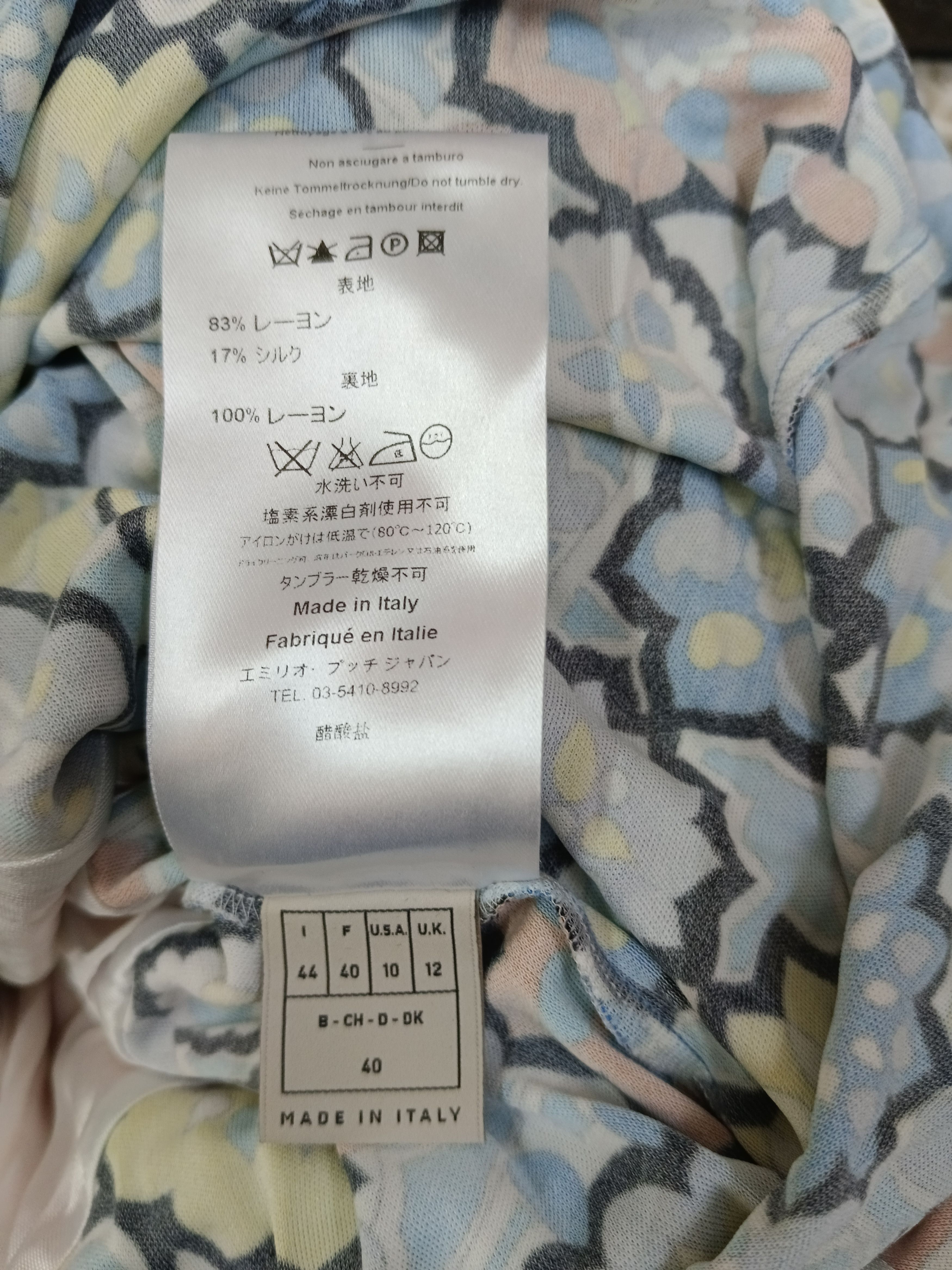 Emilio Pucci Vintage Emilio Pucci Rayon Bold/Contrasting 2000s Size M / US 6-8 / IT 42-44 - 5 Thumbnail
