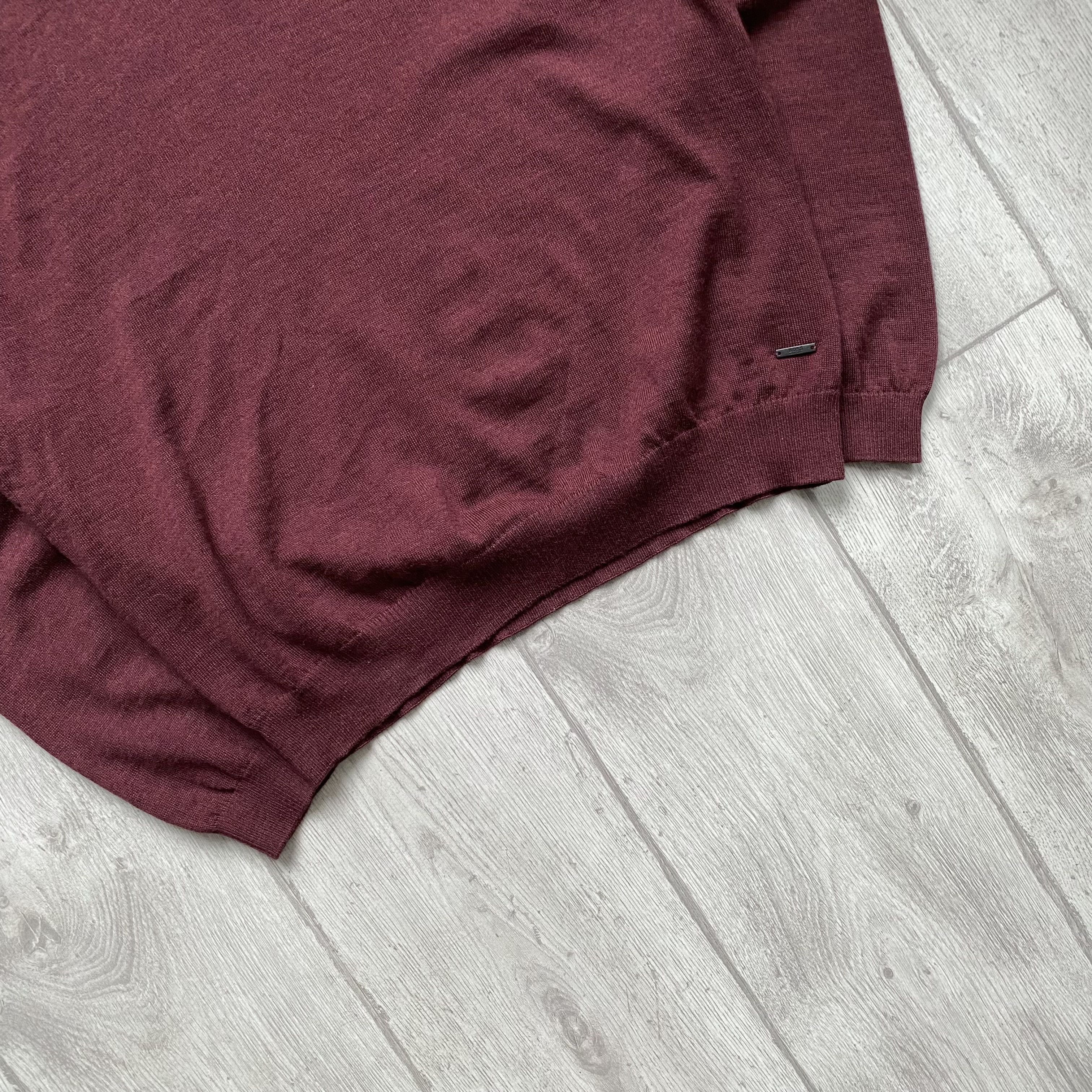 Hugo Boss Luxury Hugo BOSS wool polo rugby sweater pullover jumper Size US L / EU 52-54 / 3 - 3 Thumbnail