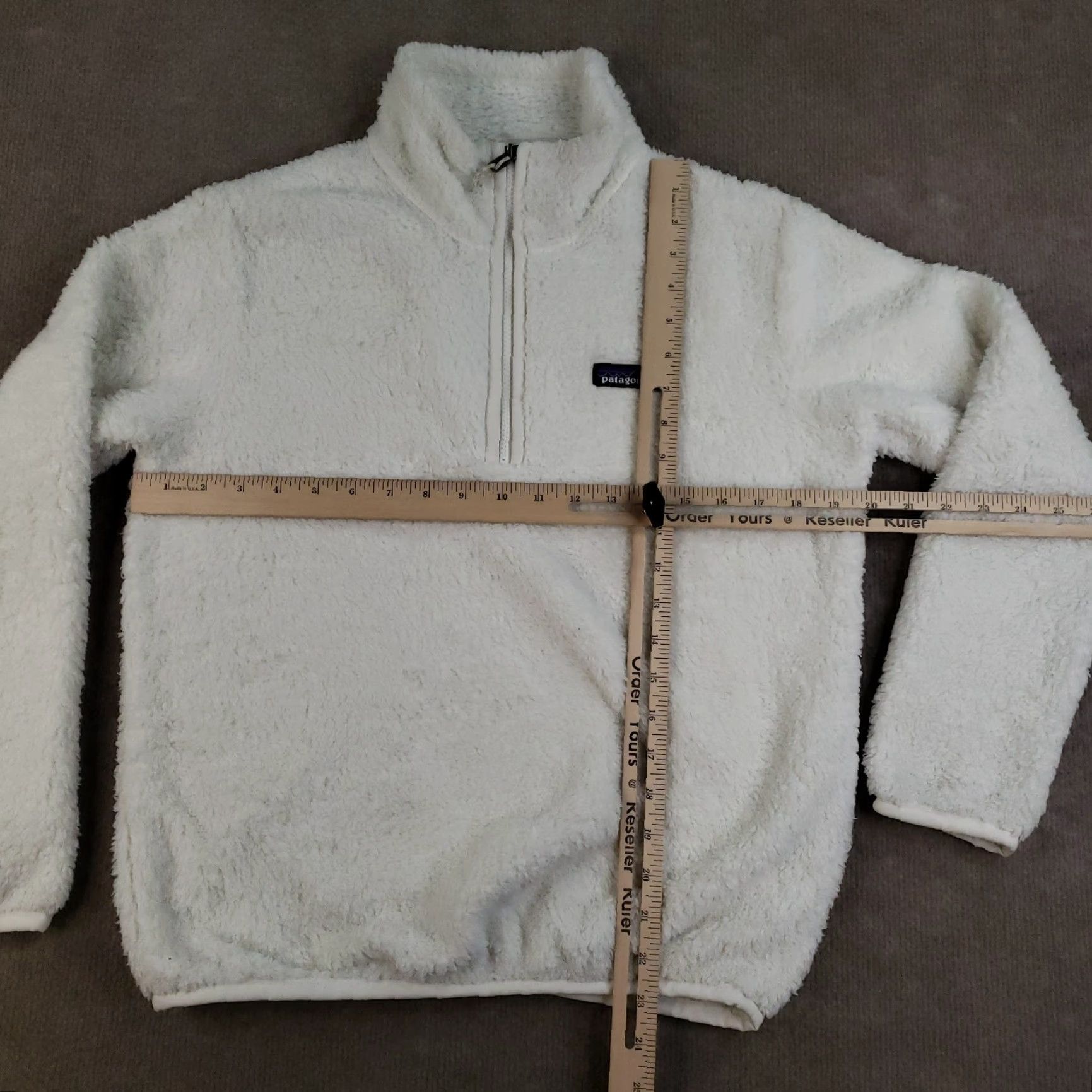 Patagonia Patagonia Los Gatos Jacket Womens XS White 1/4 Zip Pullover Jacket - Patagonia Los Gatos Womens XS White 1/4 Zip Jacket Size XS / US 0-2 / IT 36-38 - 2 Thumbnail