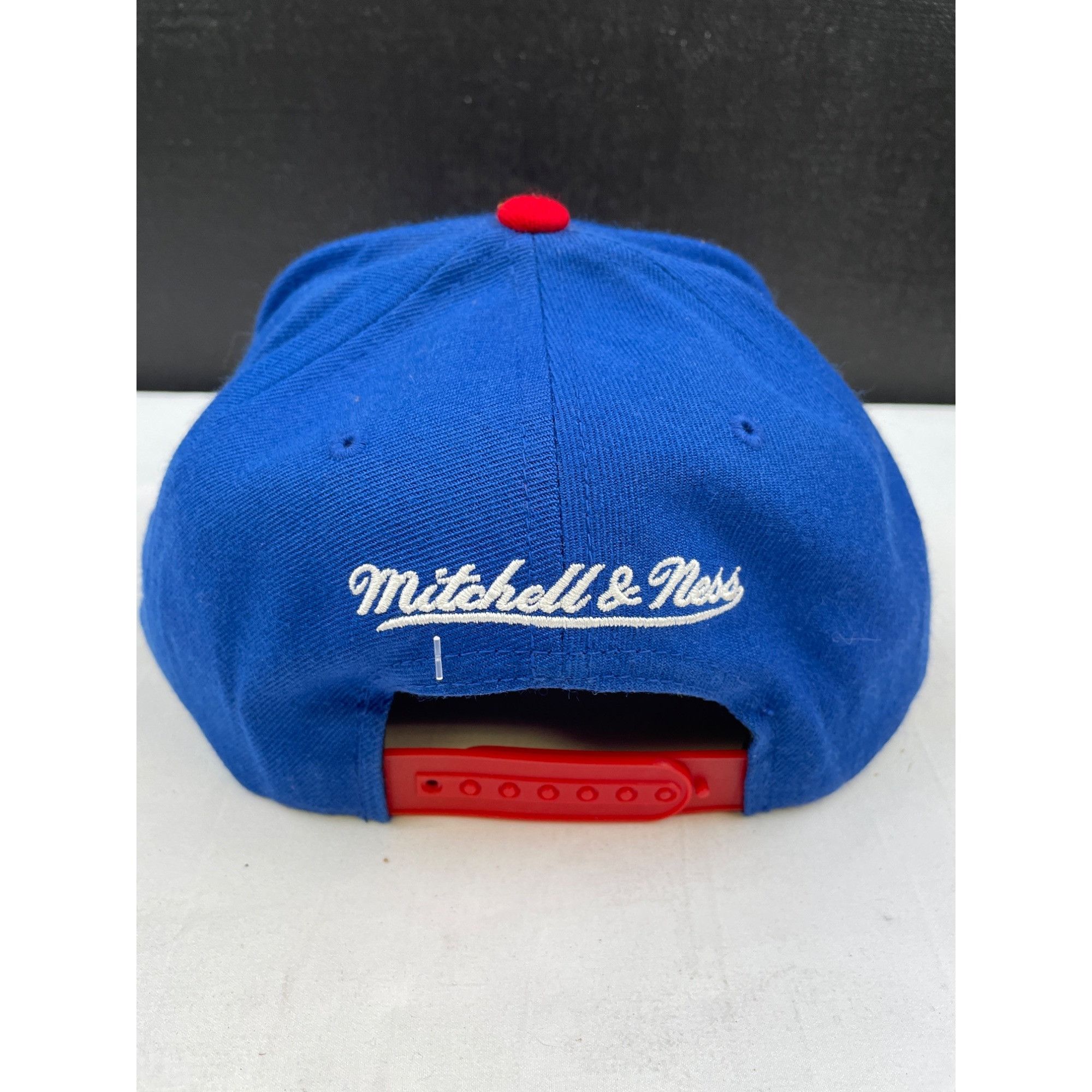 Mitchell & Ness Mitchell & Ness 76ers Blue/Red Unisex Hat / Cap Adjustable f Size ONE SIZE - 3 Thumbnail