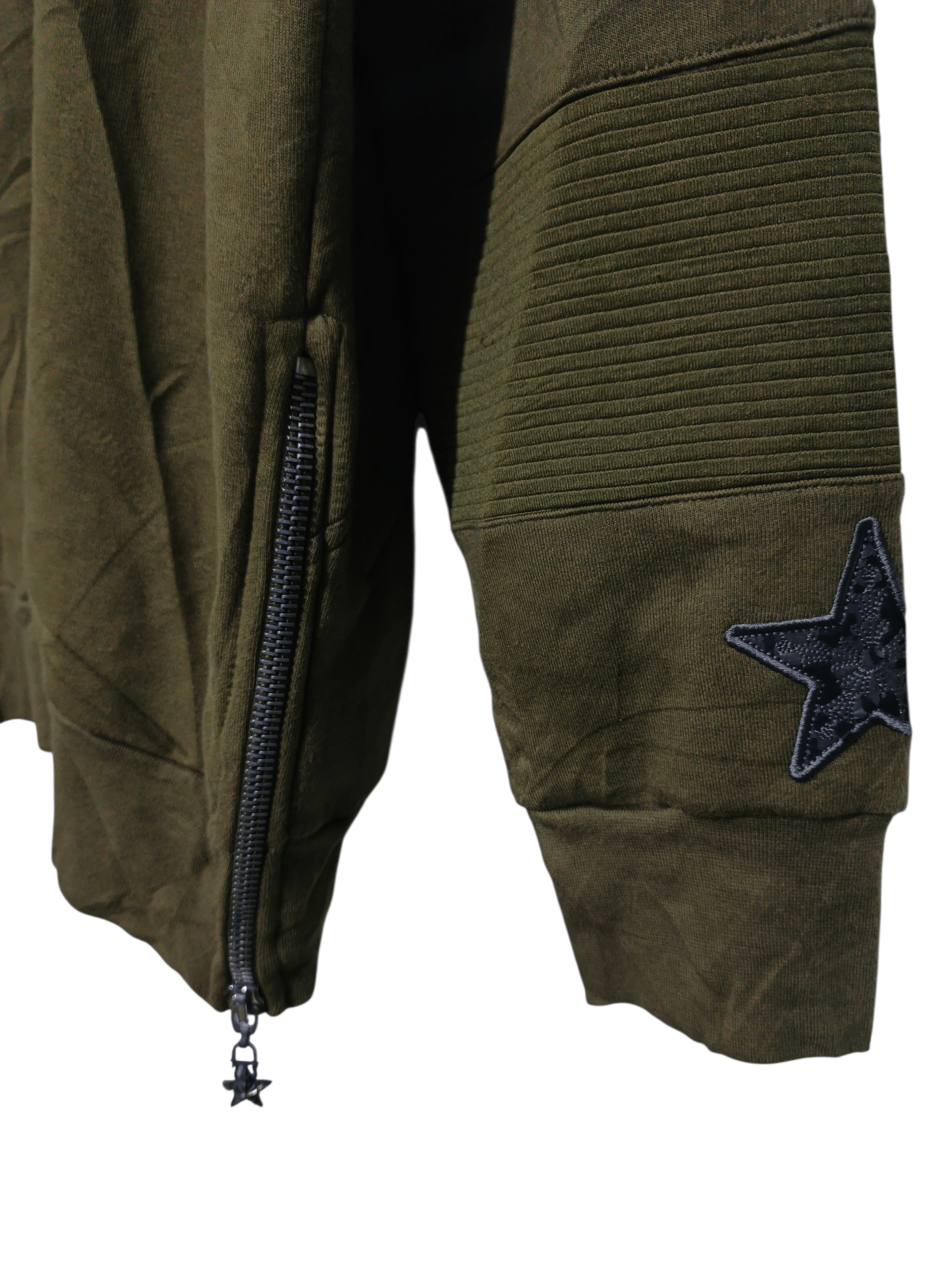 A&G Rock A&G Rock Couture full zip hoodie greend army Size US L / EU 52-54 / 3 - 6 Thumbnail