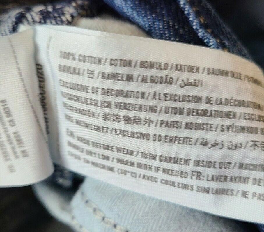 Designer Hollister Jeans Size 1 Distressed Dark Skinny Low Rise w 25 Size 25" / US 0 / IT 36 - 3 Thumbnail