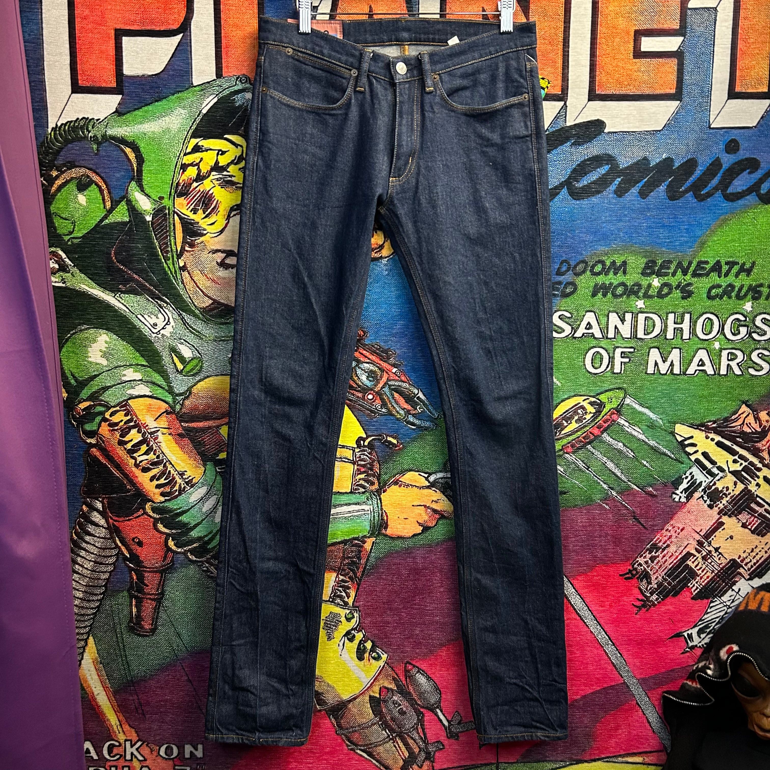 image of Acne Studios Jeans Size 30” in Dark Blue, Men's