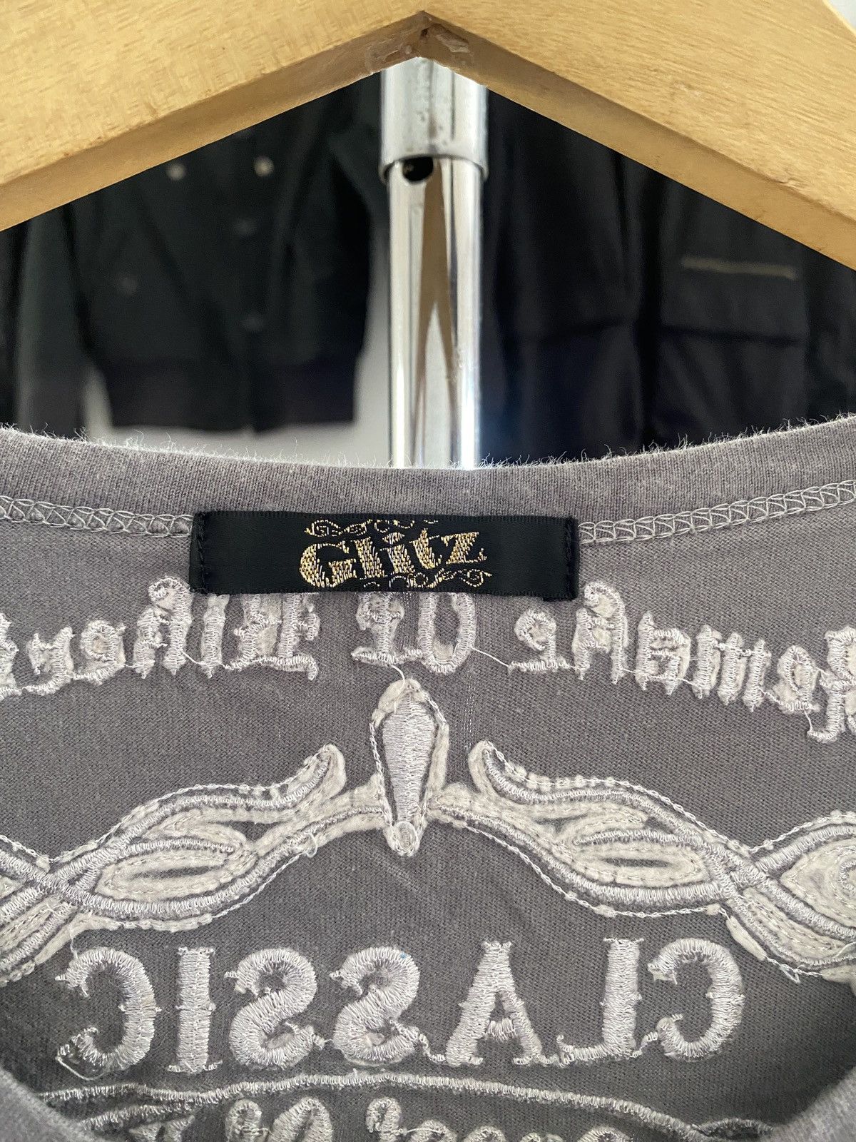 Japanese Brand Japanese Glitz Poem Embroidered LongSleeve Tee Size US M / EU 48-50 / 2 - 9 Thumbnail