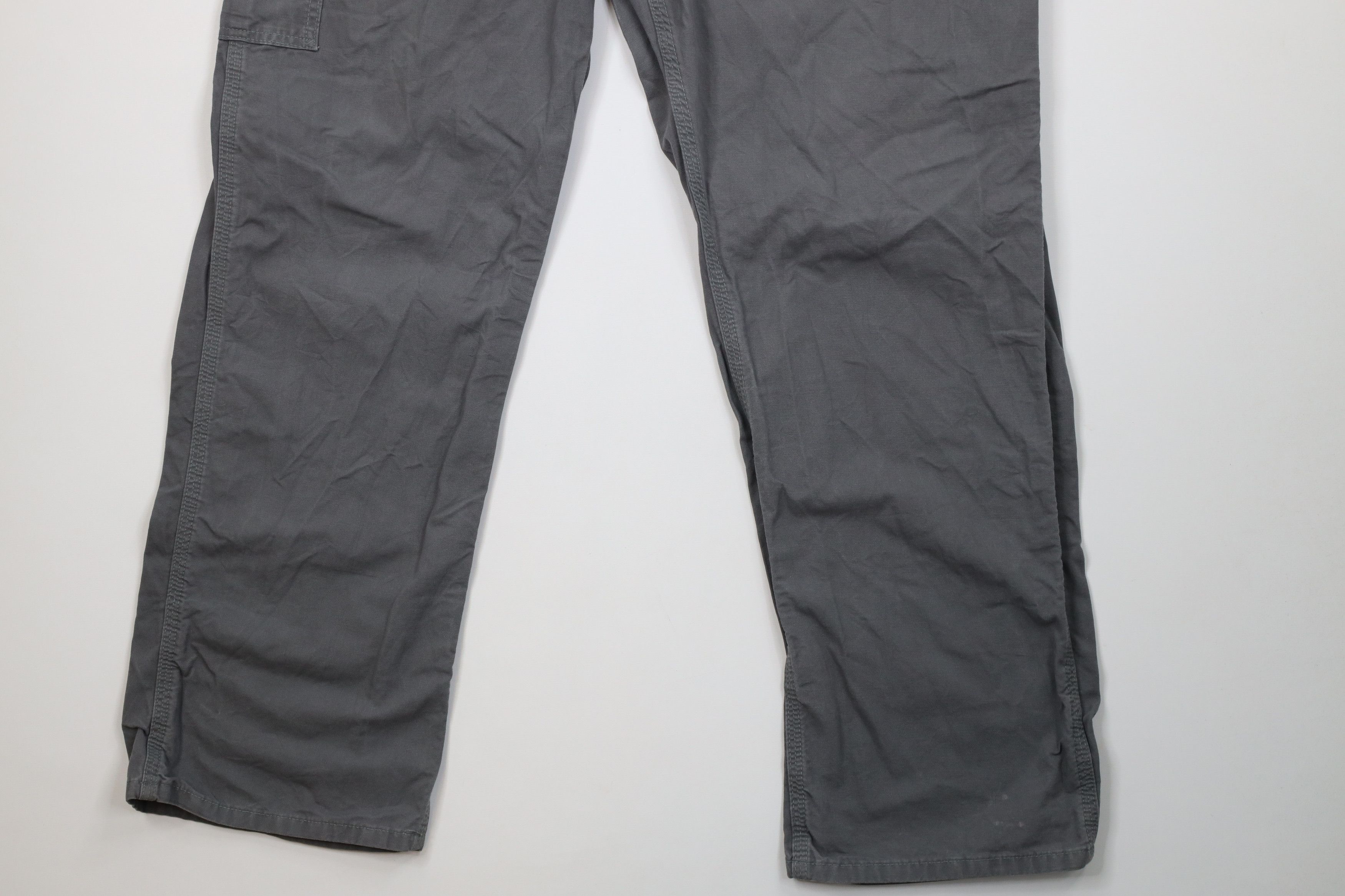 Carhartt Vintage Y2K Carhartt Spell Canvas Wide Leg Dungaree Pants Size US 40 / EU 56 - 4 Thumbnail